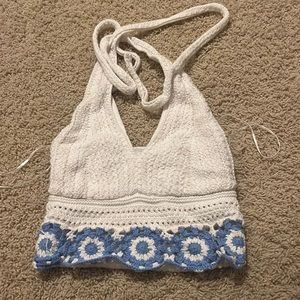 Halter crop top